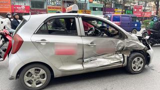 Truy tìm tài xế ô tô va chạm rồi bỏ chạy ở Xã Đàn