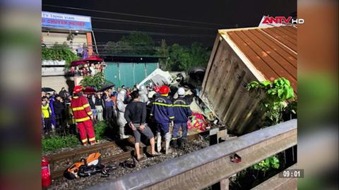 Thông tin vụ va chạm giao thông đường sắt tại xã Ngọc Hồi