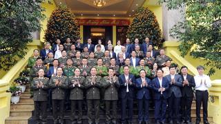 Đại tướng Lương Tam Quang thăm, chúc Tết Đảng bộ, chính quyền và nhân dân tỉnh Hưng Yên