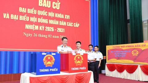 4 khu vực của TP.HCM tiến hành bỏ phiếu bầu cử sớm