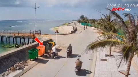  Đặc khu Lý Sơn xử lý đổ rác thải, xà bần trái quy định qua camera