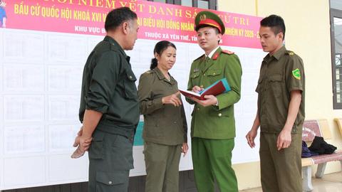 Giữ vững an ninh trật tự, sẵn sàng cho ngày hội toàn dân