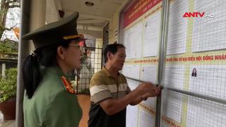 Bảo đảm an ninh các khu vực niêm yết danh sách người ứng cử