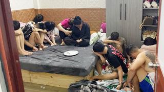 Nhóm thanh niên mở "tiệc" ma tuý trong phòng ngủ