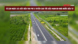 Bắt đầu thu phí 5 tuyến cao tốc Bắc-Nam do nhà nước đầu tư