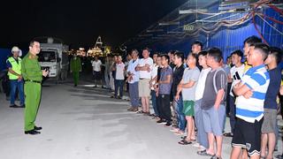 Hải Phòng: Kiểm tra ma túy diện rộng với công nhân xây dựng