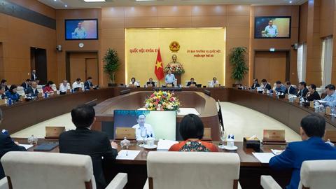 Khai mạc Phiên họp thứ 55 của Ủy ban Thường vụ Quốc hội