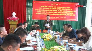 Đoàn công tác Bộ Công an làm việc tại Lạng Sơn