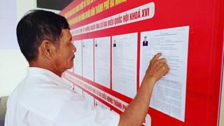 Cử tri tán thành cao chương trình hành động của các ứng cử viên ĐBQH Khóa XVI