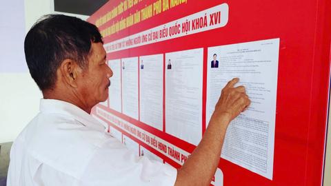 Cử tri tán thành cao chương trình hành động của các ứng cử viên ĐBQH Khóa XVI