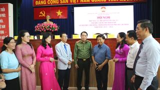 Thượng tướng Lê Quốc Hùng tiếp xúc cử tri phường An Khánh, TP.HCM 