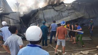  Cháy lớn ở An Giang, nhiều tài sản bị thiêu rụi