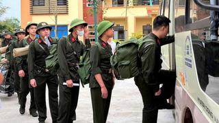 Hăng hái lên đường thực hiện nghĩa vụ Công an nhân dân