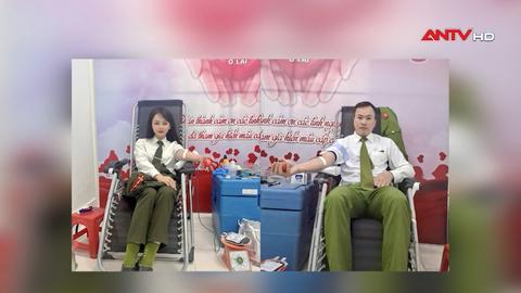 2 cán bộ Công an hiến máu kịp thời, cứu sống bệnh nhân