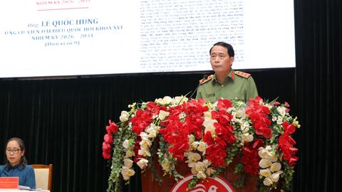 Thứ trưởng Lê Quốc Hùng tiếp xúc cử tri phường Bình Thạnh, TP.HCM 