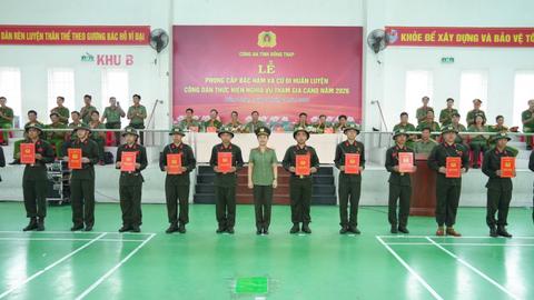 Công an Đồng Tháp hoàn thành 100% chỉ tiêu tuyển quân năm 2026