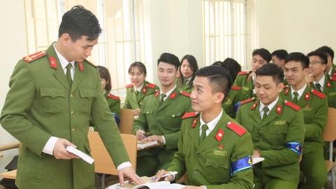 Những điểm mới về tuyển sinh trong Công an nhân dân