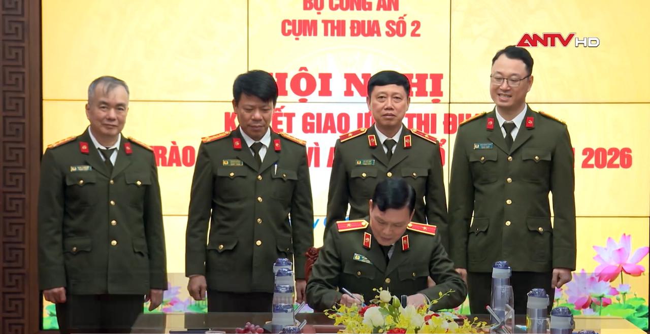 Cụm thi đua số 2 ký kết giao ước thi đua năm 2026