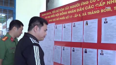 Bảo đảm an ninh các khu vực niêm yết danh sách người ứng cử