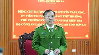 Thứ trưởng Nguyễn Văn Long làm việc với Công an tỉnh Sơn La 