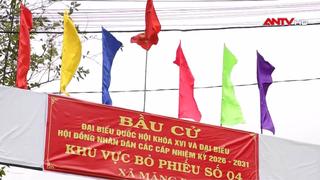 Không khí chuẩn bị bầu cử ở xã Măng Ri	