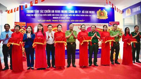 Công an TP.HCM ra mắt Trung tâm tác chiến an ninh mạng 