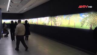 Danh họa David Hockney ra mắt bức tranh dài 70 mét