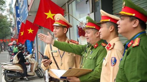 Cảnh sát giao thông Đắk Lắk bảo đảm an toàn giao thông phục vụ bầu cử