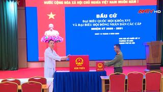 Điểm bầu cử Bệnh viện 198 sẵn sàng cho ngày hội non sông