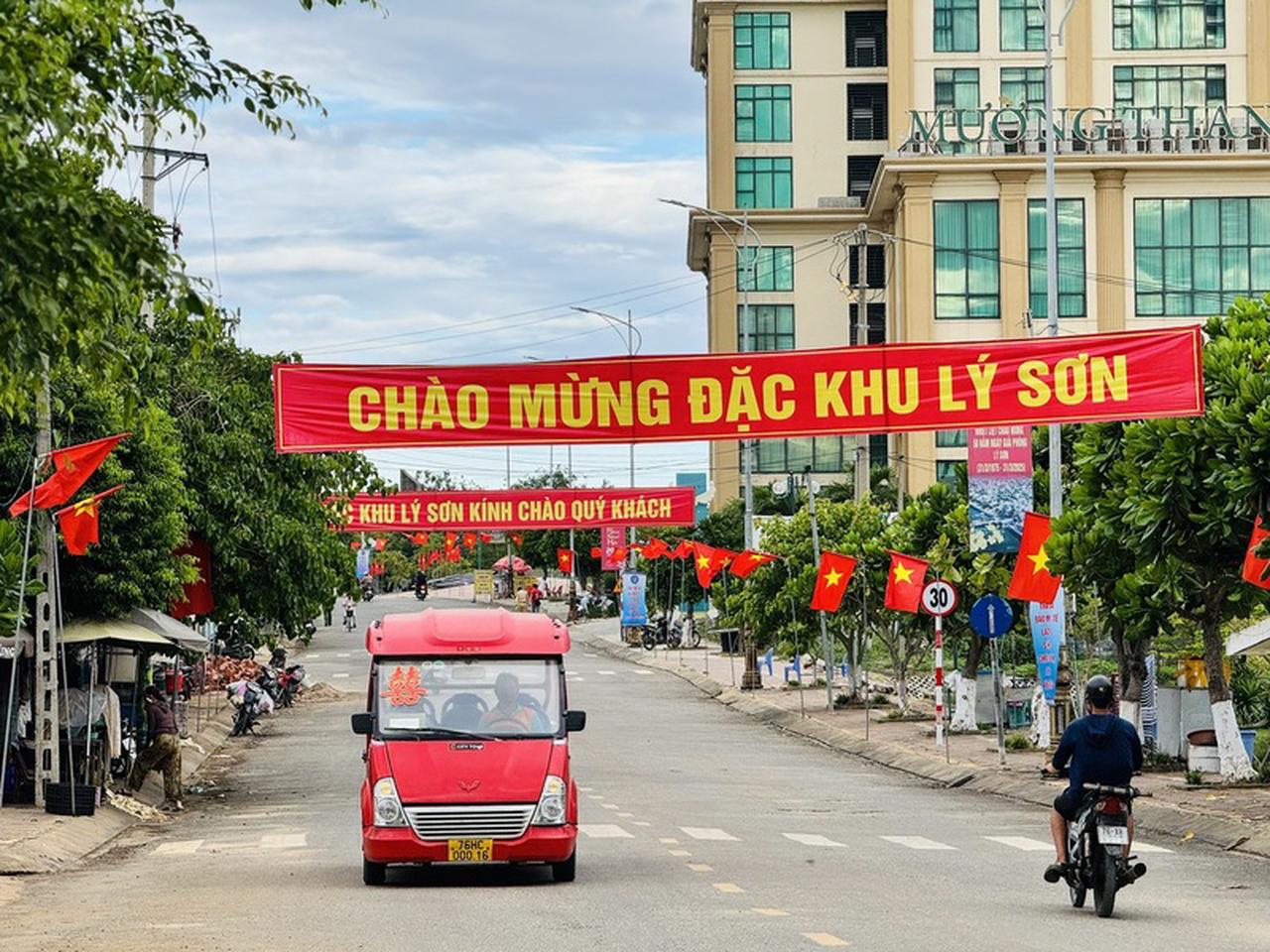 Đặc khu Lý Sơn chào đón Ngày hội non sông 