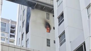 Cháy căn hộ chung cư trên đường Mai Chí Thọ, TP.HCM
