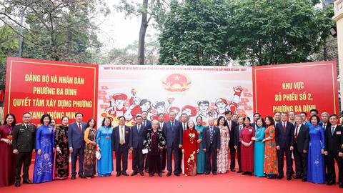 Tổng Bí thư Tô Lâm tham gia bầu cử tại phường Ba Đình, thành phố Hà Nội