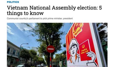 Báo chí quốc tế đưa tin đậm nét về cuộc bầu cử tại Việt Nam