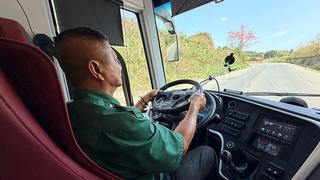 Khảo sát nguy cơ lật xe khách giường nằm ở đường đèo dốc 