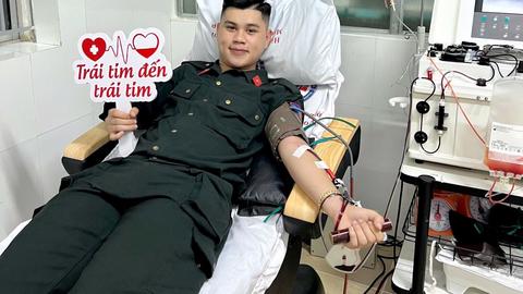 Cán bộ Công an Quảng Ngãi hiến tiểu cầu cứu người nguy kịch