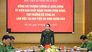 Xây dựng Học viện An ninh nhân dân xứng đáng là cơ sở giáo dục đại học kiểu mẫu 