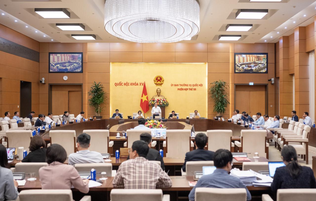 Bế mạc phiên họp thứ 55 của Ủy ban Thường vụ Quốc hội