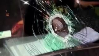 Xác minh nhiều xe bị ném đá gây vỡ kính trên cao tốc qua Quảng Trị