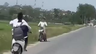 Triệu tập 2 học sinh lạng lách, đánh võng gây tai nạn giao thông