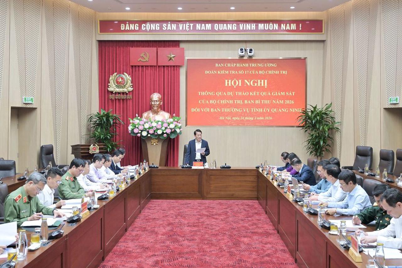  Thông qua dự thảo Kết quả giám sát của Bộ Chính trị, Ban Bí thư năm 2026 đối với Ban Thường vụ Tỉnh ủy Hưng Yên