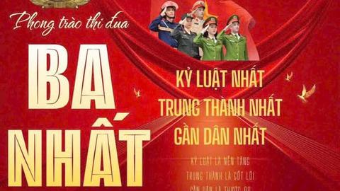  Lan tỏa phong trào thi đua Ba nhất trong tuổi trẻ CAND 