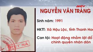 Truy nã đối tượng hoạt động nhằm lật đổ chính quyền nhân dân