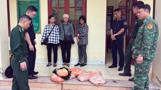 Kịp thời ngăn chặn gần 1 tạ thực phẩm bẩn qua cửa khẩu