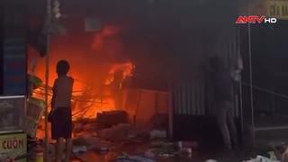 Cháy cửa hàng kinh doanh đồ nhựa tại phường Tân Thới Hiệp