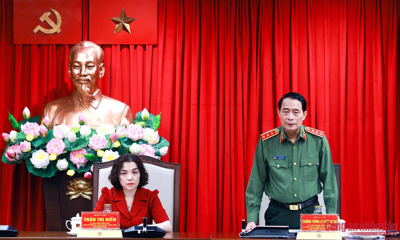 Thông qua dự thảo Báo cáo kết quả giám sát đối với Ban Thường vụ Đảng uỷ Công an Trung ương