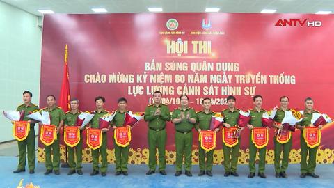Hội thi bắn súng quân dụng trong lực lượng Cảnh sát hình sự