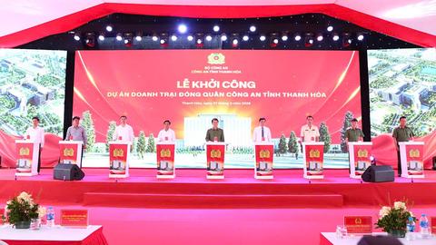 Lễ khởi công trụ sở Công an tỉnh Thanh Hóa