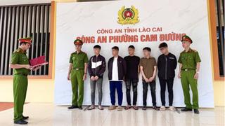 Lào Cai: Khởi tố 5 đối tượng gây rối trật tự công cộng