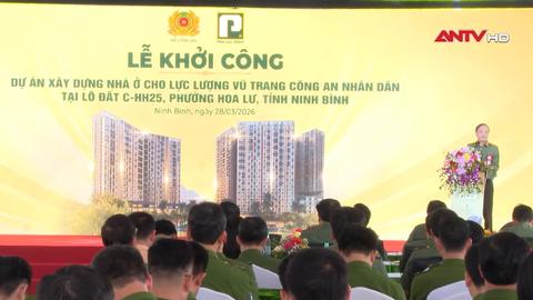 Khởi công dự án nhà ở cho lực lượng vũ trang CAND tại tỉnh Ninh Bình 