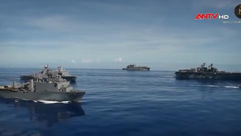 Mỹ điều tàu USS Tripoli chở theo 3.500 lính thủy đến Trung Đông